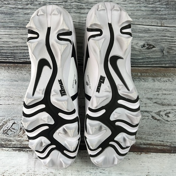 Men’s Nike Alpha Menace White/Black Alpha Cleats Size 11.5 - Picture 8 of 14
